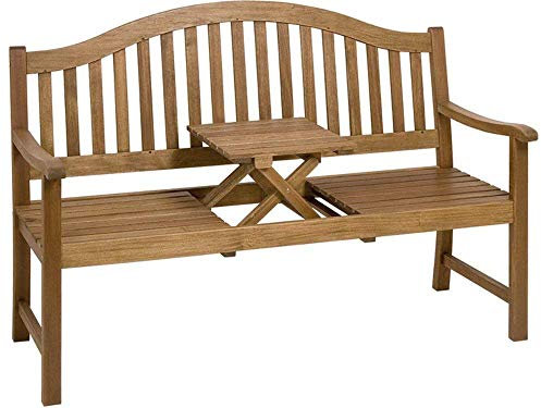 Utah Gartenbank 3 Sitzer aus Eukalyptusholz