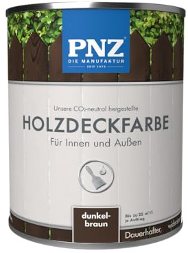PNZ Holzdeckfarbe, Gebinde:0.25L, Farbe:dunkelbraun