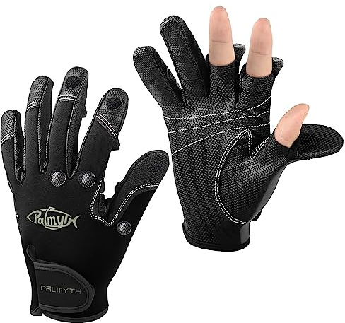 Palmyth Neopren-Angelhandschuhe mit 2 Klappfingern für Damen und Herren