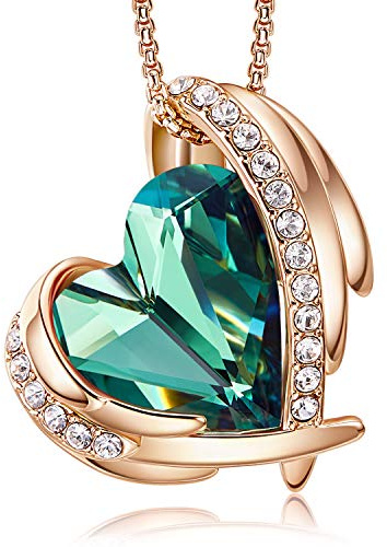 CDE Kette Damen Rosegold Herz Halskette für Frauen Schmuck mit Elegante Geschenkverpackung Weihnachten Geschenk für Sie Frau Freundin Mama Valentinstag/Party/Hochzeitstag/Jubiläum/Geburtstag
