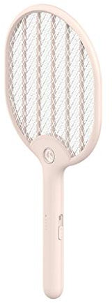 Raquette Anti-Moustiques Electrique Permet De Se DéBarrasser Des Moustiques, Et Autres Insectes Volants Rechargeable Par Usb ÉClairage Led Double Couche De Protection En Maille