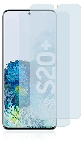 BROTECT Full-Cover Schutzfolie Matt für Samsung Galaxy S20 Plus 5G (2 Stück) - Full-Screen Displayschutz-Folie, 3D Curved, Anti-Reflexion