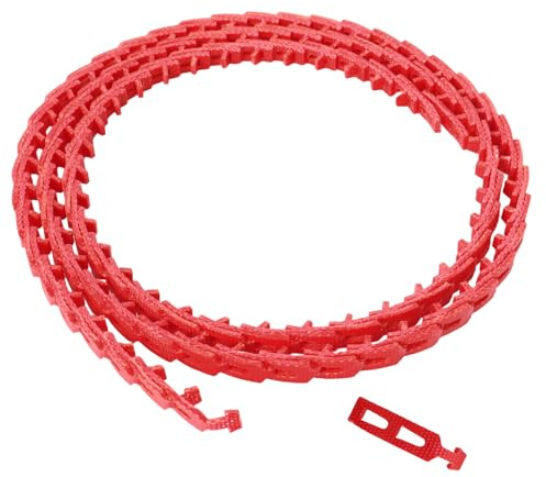 5FT Power Twist V Belt 3/8-inch x 5 Feet Z Type, Industrial Rubber Adjustable Link Drive V-Belts for Lathes, Drill Press, Table Saws, Tractor Starter,3L Profile, 3/8 Width, 60 Length