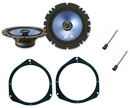 Kit 2 Casse coassiali SXE-17C2 Per fiat grande punto Con Adattatori E Supporti Altoparlanti Alpine Predisposizione Anteriore