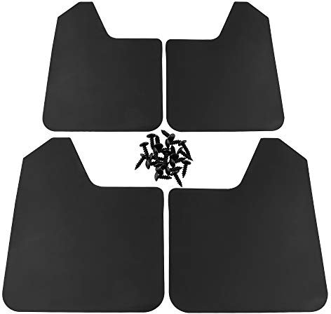 Senmubery 4 pezzi universali per auto, pickup furgone, paraspruzzi con vite