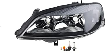 Johns, Scheinwerfer Halogen passend für Opel Astra G 02/1998-01/2005 Links Leuchtmittel
