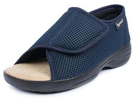 Aerosoft Sandalo da riabilitazione stretch 14 donna uomo antiscivolo (blu, 37)