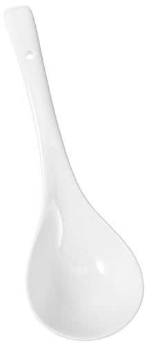 NAMOARLY Cuillère Céramique Pour Soupe Ustensile De Cuisine Et Pratique Pour Restaurant Et Maison Blanche