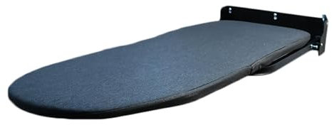 XLDZ Tabla de planchar plegable de pared estable con cubierta resistente al calor para uso en el hogar, cuarto de lavado y dormitorio (negro)