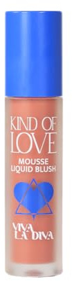 Viva la Diva Kind of Love Mousse Liquid Blush - Color N1 Romantic - Rubor Líquido con Textura Mousse para una Aplicación Suave y un Acabado Natural