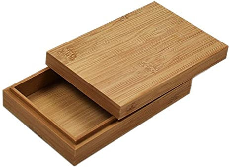 Tarro de almacenamiento de bambú para té, caja de madera creativa, tarros herméticos, interruptor de presión, caja de joyería de escritorio, caja de embalaje para almacenamiento de té