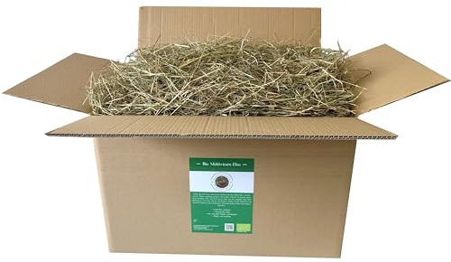 MISCANTHUS WIEDEMANN® 8-10kg Bio Heuballen für Kaninchen, Meerschweinchen, Hamster, Hasen. Futter und Einstreu für Kleintiere. Direkt vom Landwirt.