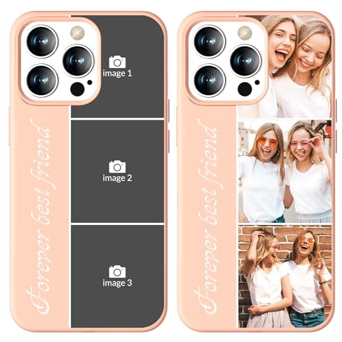 LSXYHQLD Personalisierte Hülle Mit Foto–Selbst Gestalten für iPhone 16 15 14 13 12 11 Pro/Max/Mini XR X Xs Max 7 8 SE20/22–Individuelle TPU Handyhülle mit Eigenem Bild