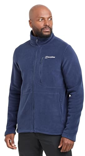 Berghaus Activity Polartec Interactive - Chaqueta de forro polar para hombre, color oscuro/atardecer, talla S