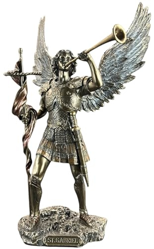 57 SPECIAL REPLICAS Skulptur Deko Figur - SKULPTUR - Erzengel ST. Gabriel - Figur als Geschenk für Wohnzimmerdekoration Figuren Deko
