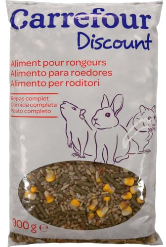 Générique SIMPL – Repas Complet pour Rongeurs, Équilibre Nutritionnel et Saveur Variée (Paquet 900g) - Le Lot De 4