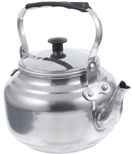 DONFAMDS Tetera de Aluminio con Filtro Resistente y Rápida para Estufa Tetera Pequeña con Mango Cómodo para Cocina Doméstica Color Aleatorio Color Aleatorio