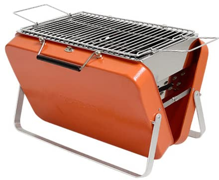 Barbecue portatile a carbonella, leggero, pieghevole, per barbecue, per campeggio, picnic, giardino, spiaggia e viaggi, perfetto per cucinare all'aperto e tailgating