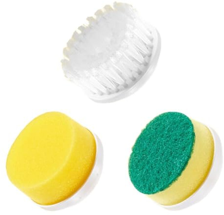Homeponnew Electric Waterproof Rechargeable Automatic Dishwashing Brush for Kitchen Pots and Shoes, White