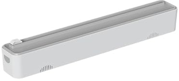 Dispenser Per Carta Alluminio Con Taglierina Supporto Magnetico | Organizzatore Carta Alluminio Riusabile Da Parete Per La Organizzazione Di Cucina, Frigorifero E L'Armadio