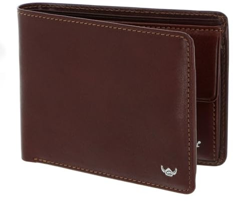 Golden Head Geldbörse Colorado RFID Protect Billfold Coin Wallet Tabacco braun
