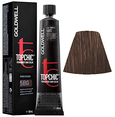 Goldwell Topchic Haarfarbe hellbraun braungold 5BG, 1er Pack (1 x 60 ml)