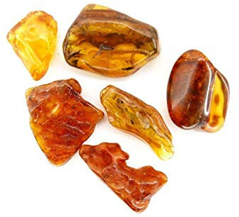 Vives Cortada Natürliche Trommelsteine aus BERNSTEIN (Pack 20 g)