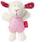 SIGIKID 41189 Rassel Schaf Red Stars Mädchen und Jungen Babyspielzeug empfohlen ab Geburt rosa