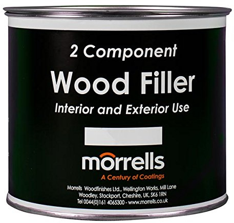 Morrells Zweiteilige farbige Holzspachtelmassen, dunkles Mahagoni, 750 ml