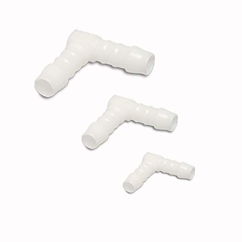 Winkel L-Stück Schlauchverbinder aus Kunststoff - POM 12 mm