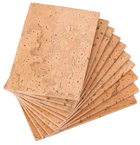 Saxophon-Korken, 10 STÜCKE Universal Saxophon Sax Halsgelenk Korkblatt Instrumentenzubehör für Alt/Sopran/Tenorsaxophon Musikinstrumentenzubehör