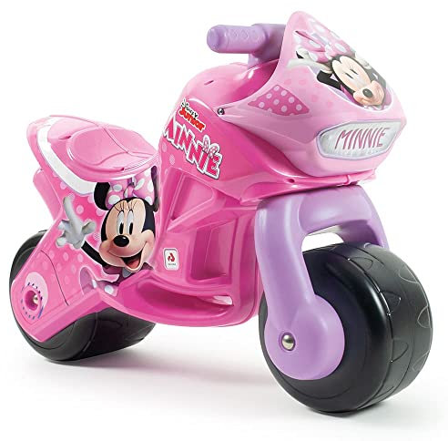 Laufrad Ab 1 Jahr 2 Jahre 3 Jahre Kindermotorrad Rutscherfahrzeug Minnie Mouse Motorrad Kinder Breite Räder Ergonomisch Stabil Leicht Tragbar Geschenk 1 Geburtstag Mädchen Jungen Indoor Outdoor Rosa