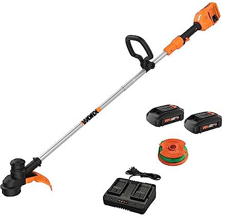 Worx WG183 40V 33 cm Cordless String Trimmer (batterie e caricabatterie inclusi)