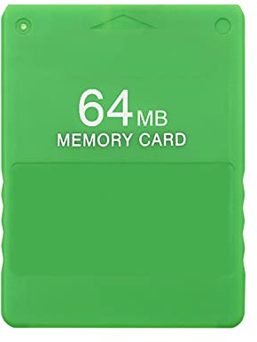 XHSESA Carte mémoire professionnelle 64 Mo avec fonction FMCB pour console de jeu PS2 (vert)