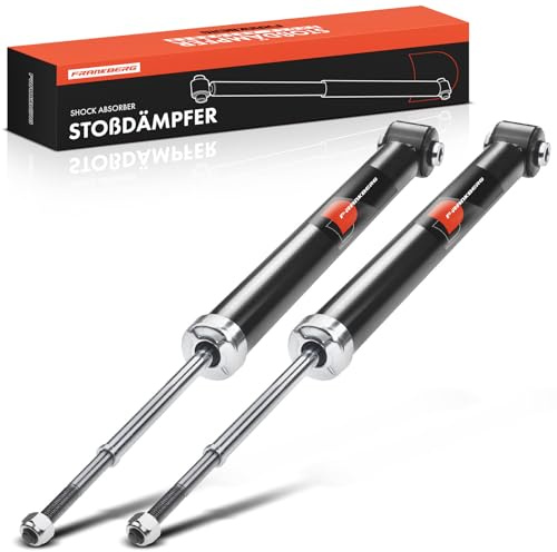 Frankberg 2x Stossdämpfer Stoßdämpfer Hinten Links Rechts 629mm Gasdruck | Kompatibel mit Getz TB 1.1 1.3 1.3i 1.4i 1.6 1.5 CRDi 1.5 CRDi GLS Replace# 21659,343398