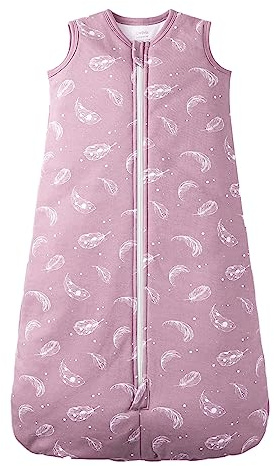 Owlivia Bio-Baumwolle Baby Schlafsack 0.5 Tog & 2.5 Tog Jungen Mädchen Schlafsack, Tragbare Baby-Decke mit 2-Wege-Reißverschluss