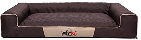 Bjird Cuccia per cani - Letto per cani di taglia piccola, media e grande - Cuscino per cani - Divano per cani - Fodera rimovibile e lavabile - Victoria - Taglia: M - Marrone scuro