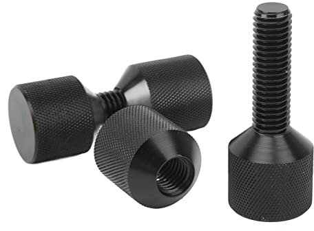 Jeu de Broches à Deux Trous, M12 1,11 Pouces Goupille D'alignement de Bride à 2 Trous Goupille D'alignement de Construction Légère en Aluminium pour Navires de Voiture (2Pcs)