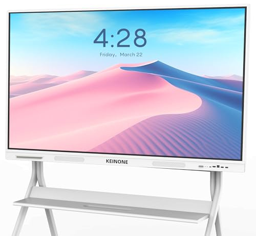 KEINONE Intelligente interaktive Tafel für Klassenzimmer, 139,7 cm (55 Zoll), 8 + 128 GB, digitale elektronische Tafel, integriertes Android-Betriebssystem und offenes App-Ökosystem, Anzeige