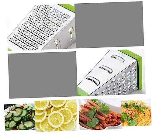 Cabilock Multifunzionale Acciaio Inossidabile Lati Affettaverdure Per e Cetrioli Utensili Compatti e Pratici e Verde