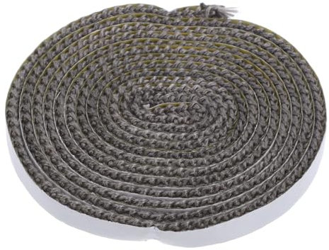 MAGICLULU Cuerda Plana Para Sellado De Chimeneas Junta Para Puerta De Estufa De Leña Tira Selladora Para Reemplazo De Estufas Uso Chimeneas y Hornos De Leña