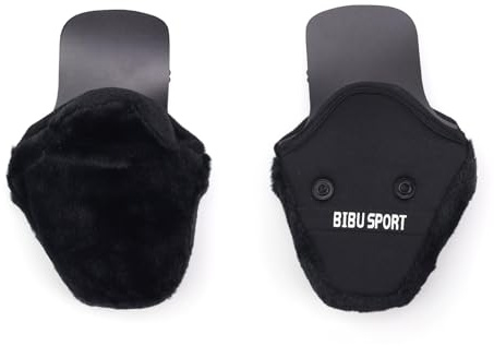 LERANXIN Cache Oreille Détachable - Coupe-Vent pour Casque Vélo - Protection Contre le Froid - Taille Unique