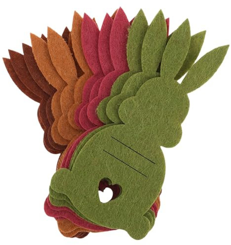 Ciieeo Niedliches Osterhasen-geldklammer-Set 12 Tischkartenhalter Mit Design Ideal Für Osterdekoration Und Party