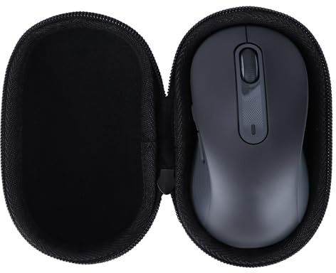 Lebakort Hard Case Compatible with Logitech Signature M650 L Full Size Mouse (Graphite)