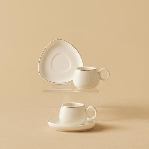 KARACA STREAMLINE TRIBE 2 Tasse à café, or blanc