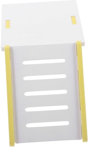 BESTonZON Casa para Hámsteres Escondite Decorativo De PVC, Tamaño Pequeño, Color Amarillo, Casita para Jaula De Hámsteres, Suministros para Roedores Pequeños y Mascotas