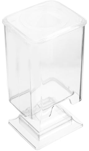 ABOOFAN Organisateur de Tampons Démaquillants en Plastique Forme Phare Fond Anti-poussière, Design Compact, pour Maison et Salle de Bain