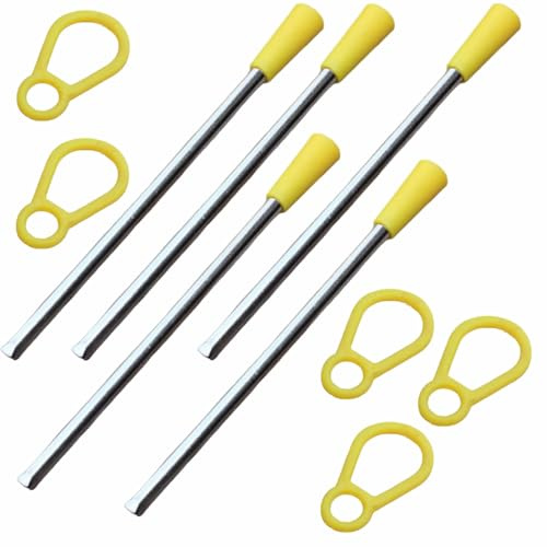 5-Pack Triangle Mallet – Plastic & Iron Percussion Beater, Professional Musical Instrument Stick for Band, Music Class, Ensemble Performance (For Users 14+)