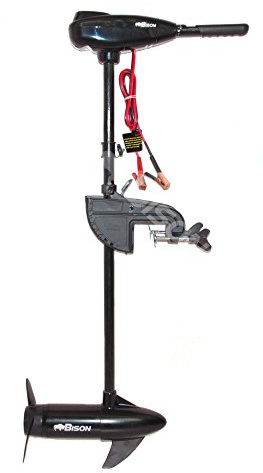 Bison 100ft/lb 24v Electric Outboard Trolling Motor with Free Spare Propeller