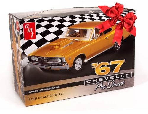 AMT 1:25 skala 1967 Chevy Chevelle Pro gatumodell bil
